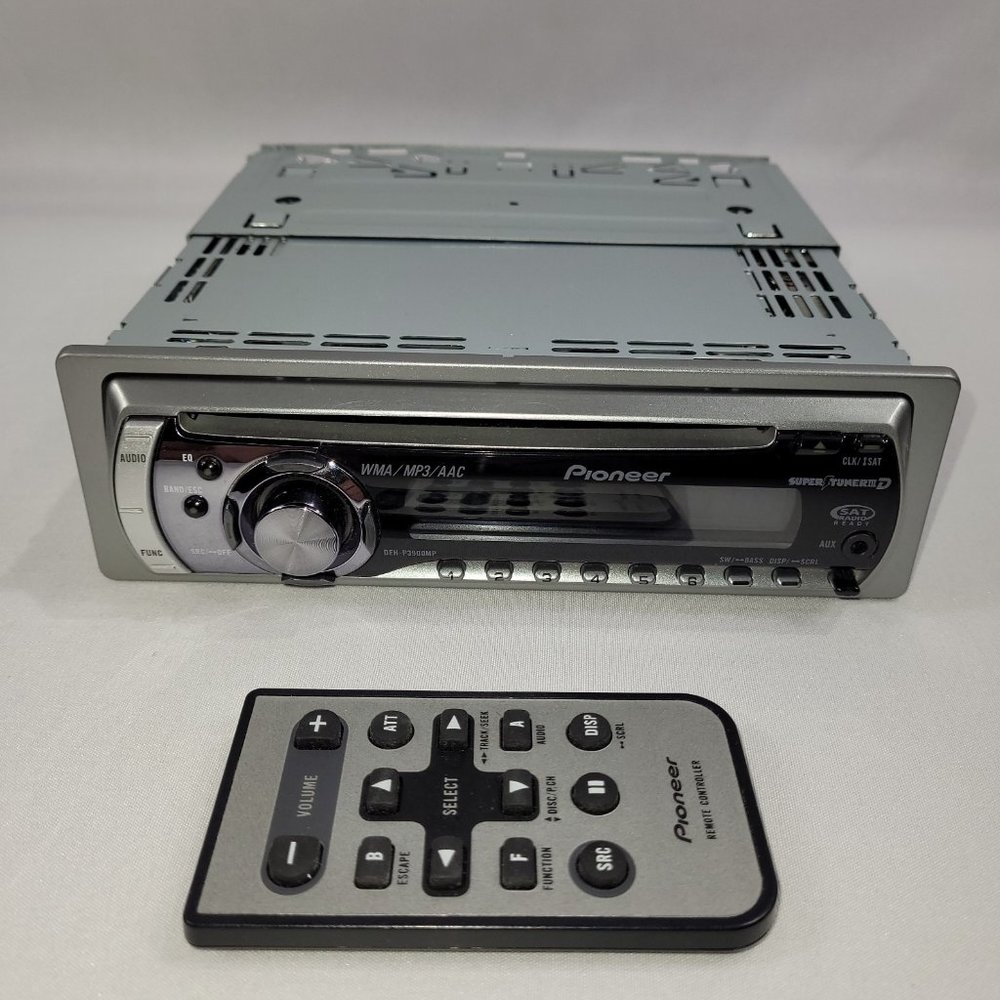 Pioneer DEH-P3900MP In-Dash CD Car Stereo Receiver Radio & Remote UNTESTED AS IS